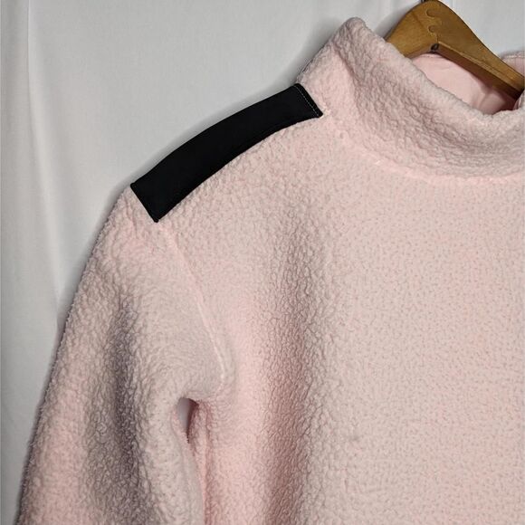 Under Armour Sherpa Mock Neck Fleece Long Sleeve Jacket Light Pink Size XS - Picture 3 of 8